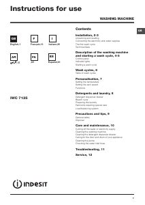 iwc 7125 indesit|indesit washing machine drawer instructions.